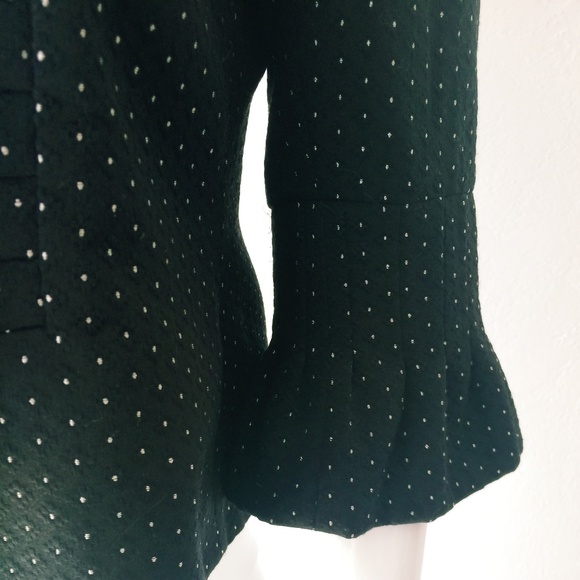 Armani Collezioni Ruffle Polka Dot Blazer Jacket - Picture 5 of 8